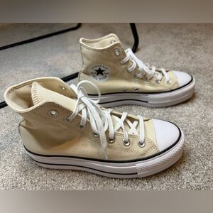 Converse Chuck Taylor All Star Lift Platform High Top - Natural Ivory | W7